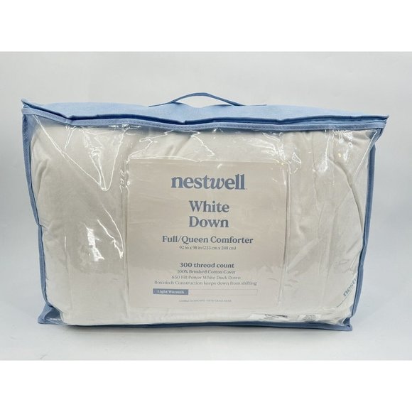 Nestwell Bedding Copy Nestwell White Down Fill Fullqueen Comforter